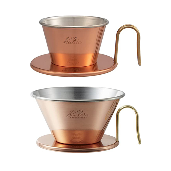 Kalita Quality coffee Dripper Wave series Copper made in Japan  TSUBAME WDC-155