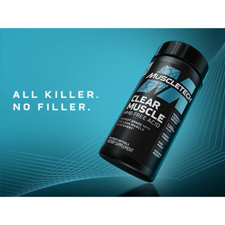 MuscleTech, Clear Muscle, HMB Free Acid เสริมสร้างกล้ามเนื้อ เร่งการฟื้นฟู