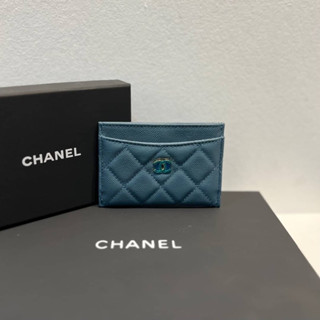 กระเป๋า  CHANEL CARD HOLDER CAVEAR  งานออริหนังแท้💛