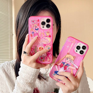 💖New 💖iPhone 14 13 12 11 Pro Max เคส for เคสไอโฟน11 น่ารัก บางเบาพกพาง่าย การ์ตูน เซเลอร์มูน สไตล์เรียบง่าย y2k Case