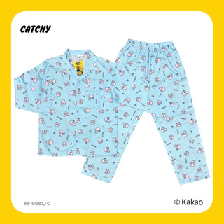 CATCHY x Kakao Friends ชุดนอน แขนยาว ขายาว เอพีช Apeach ไรอัน Ryan  ลิขสิทธิ์แท้ พร้อมส่งจากไทย ผ้าคอตต้อนพรีเมี่ยม