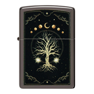 Zippo ไฟแช็กรุ่น 48636 Mystic Nature Design  ของแท้ รับประกันตลอดชีวิต นำเข้าและจำหน่ายโดยตัวแทนจำหน่าย