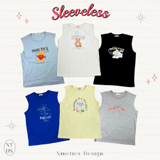 Nineties Design_เสื้อยืดแขนกุด_Sleeveless