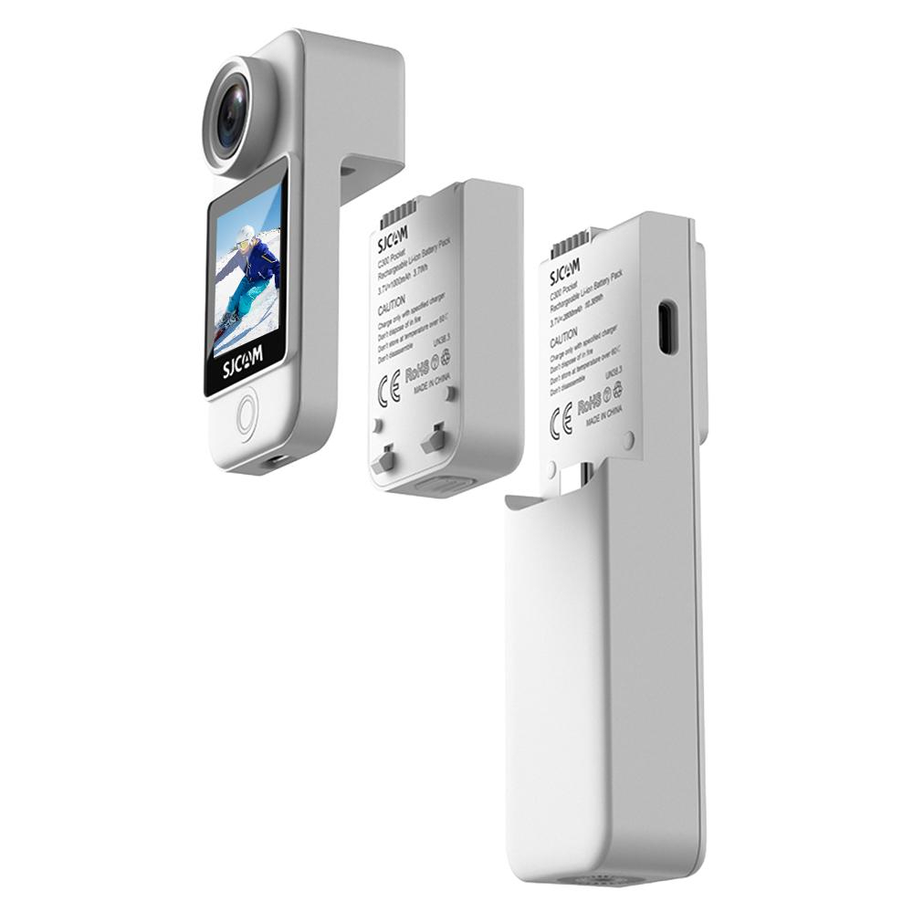 SJCAM C300 4K Dual Touchscreen Action Camera มาพร้อมจอทัชสกรีนที่ด้านหน้า (แถมฟรีแบตเตอรี่ 2 ก้อน + แท่นชาร์จ 1 อัน)