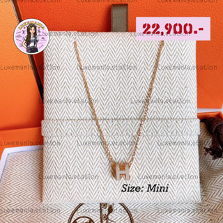 👜: New!! Hermes Mini Pop H Necklace‼️ก่อนกดสั่งรบกวนทักมาเช็คสต๊อคก่อนนะคะ‼️