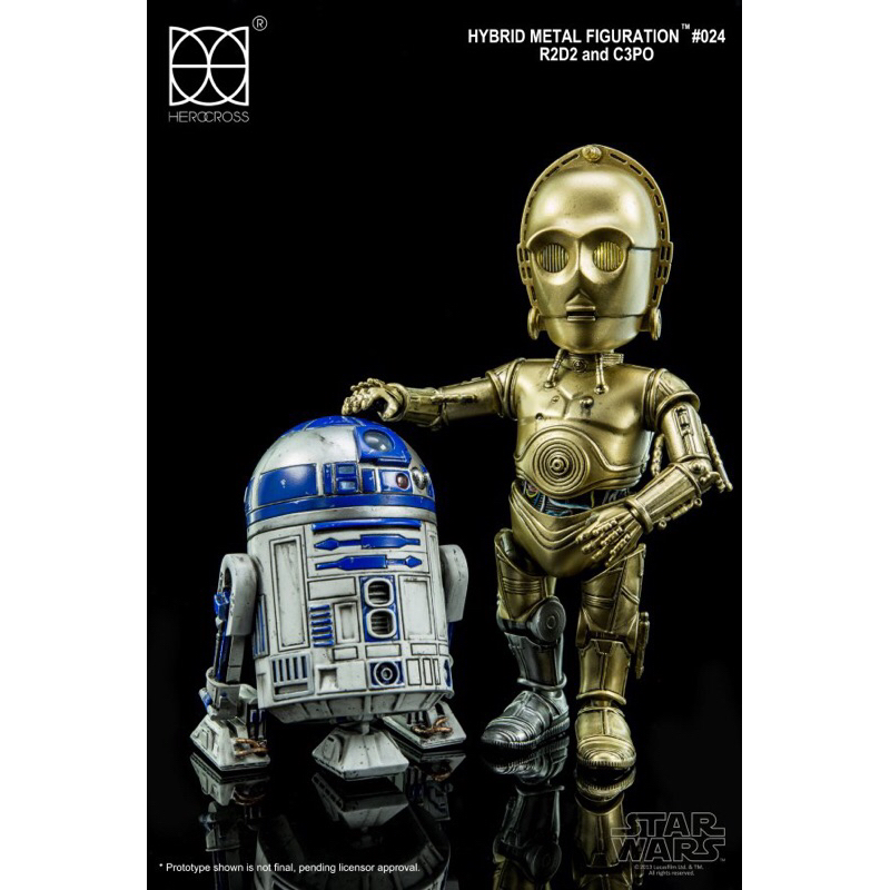 R2D2 & C3PO heroCross StarWars action figure ของแท้ เก่าเก็บ