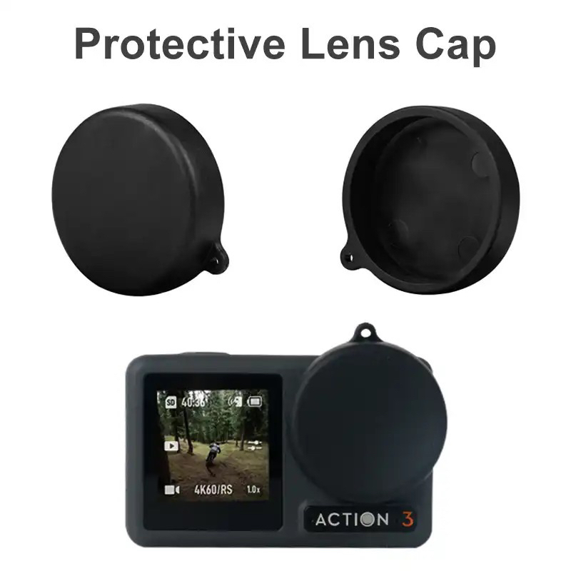 OSMO ACTION 5 Pro / ACTION 4 / ACTION 3 / OSMO Action Lens Cap Soft PVC ฝาปิดเลนส์ แบบพีวีซีนิ่ม
