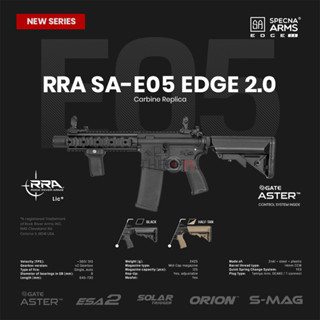 Specna Arms E05 สีดำ EDGE 2.0 AEG