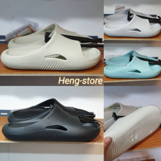 รองเทาแตะ แบบสวม Crocs mellow Slide สวยใส่สบาย มีไซส์ 36---45 ยางนิ่ม ทนทาน