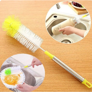 แปรงล้างแก้ว/ขวดนม ด้ามจับยาว 35cm. แปรงล้างขวดสแตนเลส แปรงล…