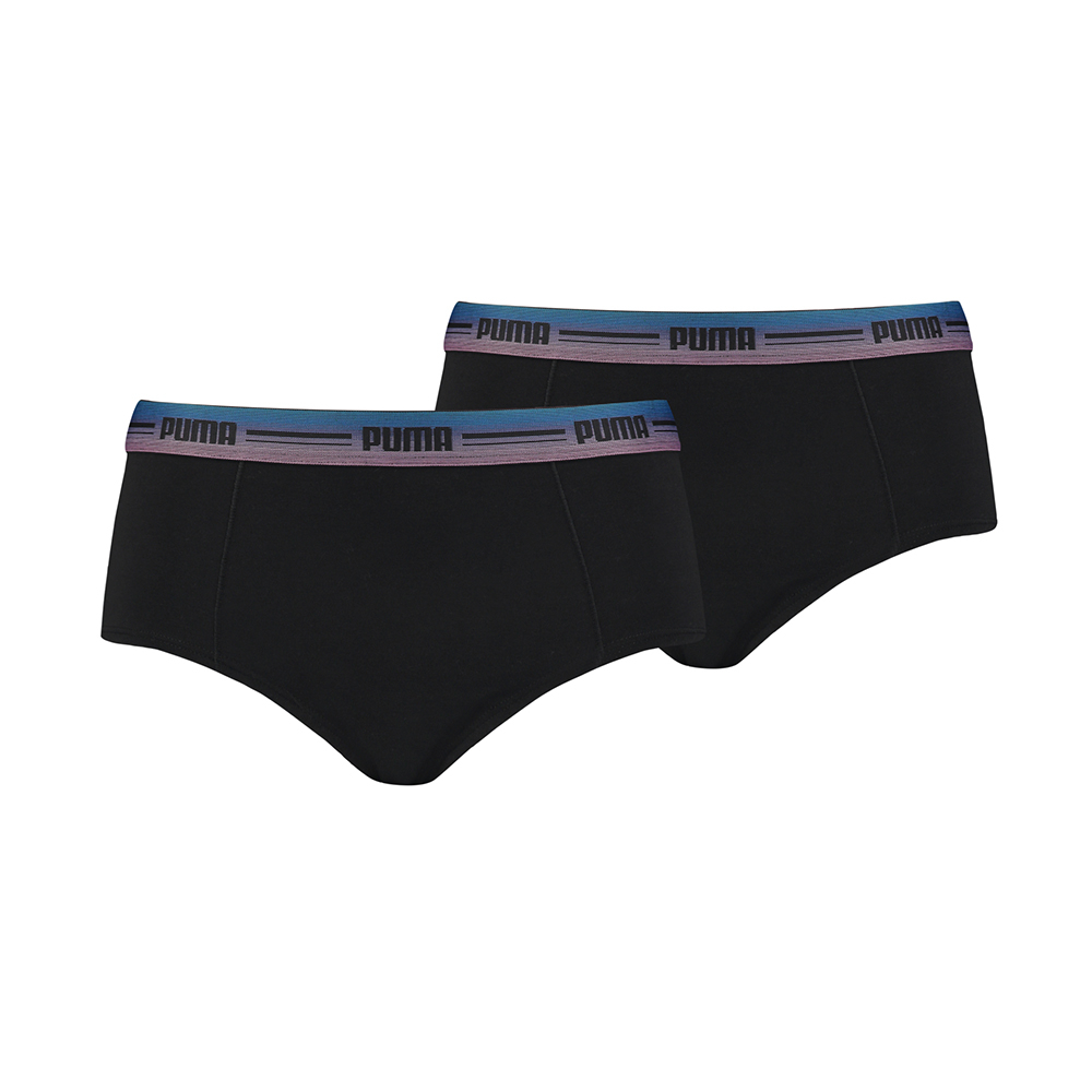 PUMA กางเกงชั้นในผู้หญิง ทรงมินิชอร์ท แพ็ค 2 ตัว WOMEN MINI SHORT 2P PACK - 701221088
