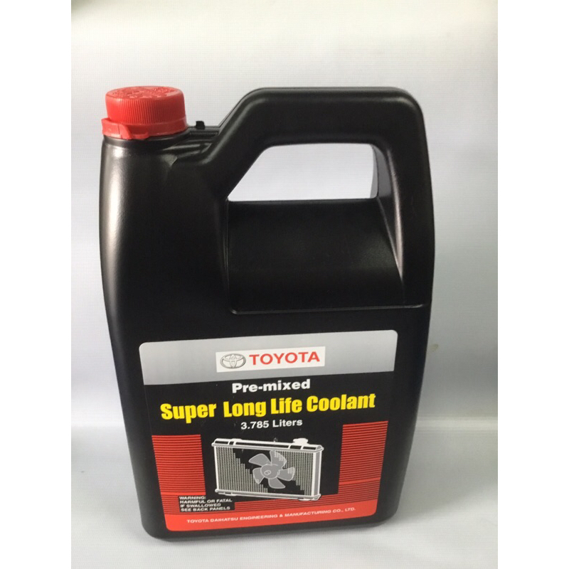 นํ้ายาหล่อเย็น TOYOTA แท้เบิกห้าง100% นํ้ายาสีแดง ขนาด3.785 L