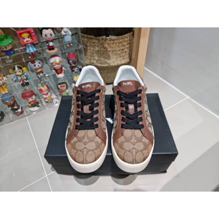 รองเท้า COACH C5981 CLIP LOW TOP SNEAKER WITH STRIPE