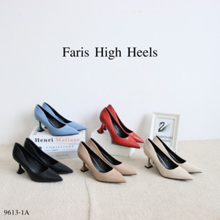 Mgaccess Faris High Heels Shoes 9613-1A รองเท้าคัทชู