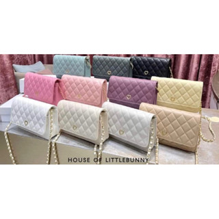 กระเป๋า รุ่น Wallet on Chain หนัง PU จากร้าน Littlebunnystore