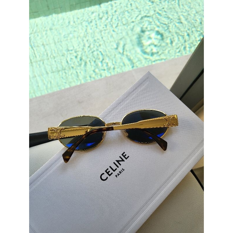 [Hawk.Lens]  แว่นตากันแดด CELINE Triomphe Metal 01 ของแท้!