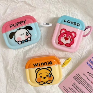 ❤️ส่งของขวัญ❤️เคสแอร์พอด 1 2 การ์ตูน น่ารัก กราฟฟิตี หมีน้อย เคส AirPods 3 pro ฤดูร้อน ความนิยม case for AirPod Pro 2