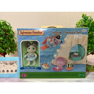 Sylvanian Families Seaside Treasure Hunting Set ซิลวาเนียน ชุดล่าสมบัติ (มือ1-Brand new)