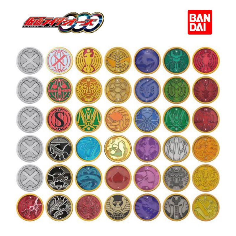 Kamen Rider OOO Medal Gashapon เหรียญ แปลงร่าง