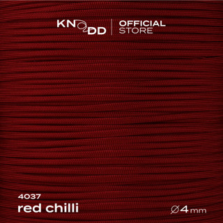 KNODD พาราคอร์ดไนลอน นำเข้าจากอเมริกา สี No.4037: Chilli ขนาด 4มม