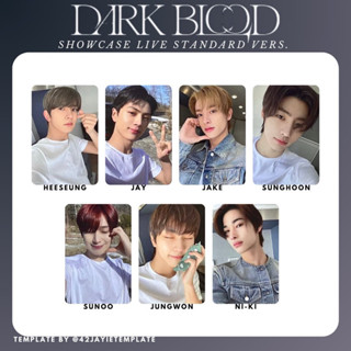 พร้อมส่ง ✨ [ENHYPEN] การ์ด DARK BLOOD Regular ver. (Showcase live)