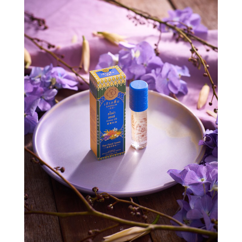 เก้ากลิ่น อโรม่าออยล์ กลิ่นดอกไม้ไทย KAO KLIN Aroma Oil Thai Floral Scents ขนาด8มล. – โปรปัง