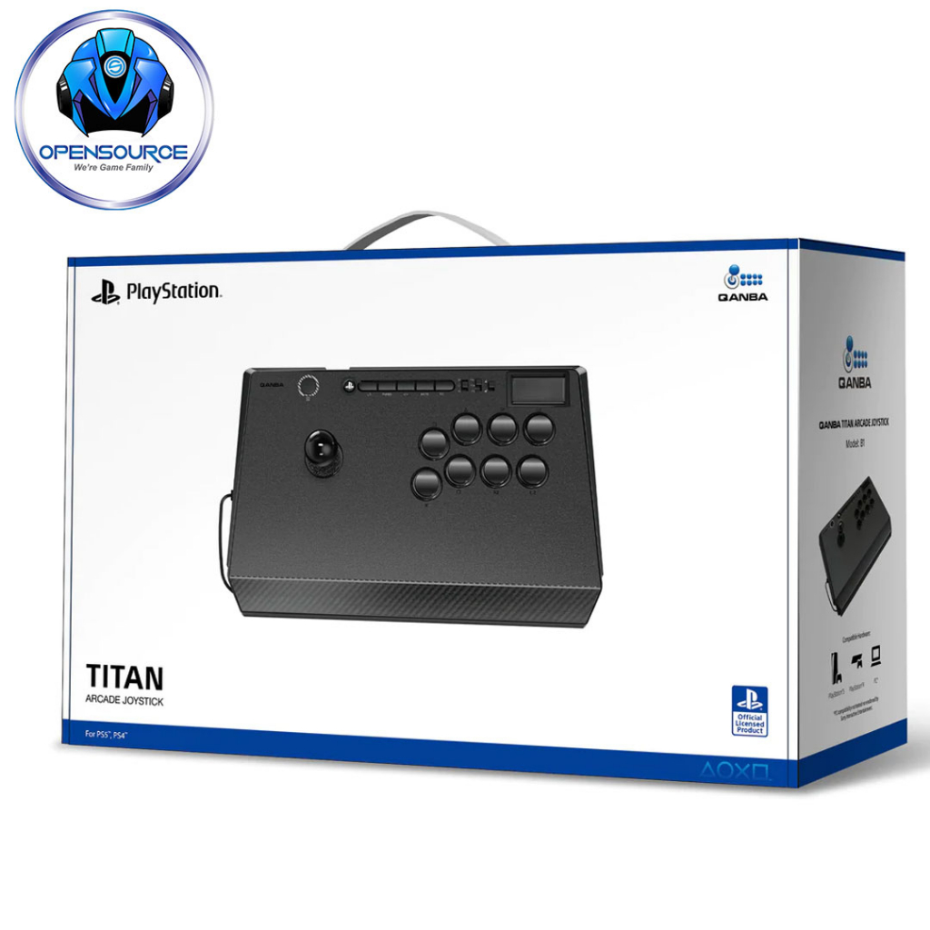 [พร้อมส่ง]Qanba: จอยโยก จอยอาเขต Arcade Stick Qanba Obsidian 2 Titan Drone (Orignal US) - PS5, PS4 &