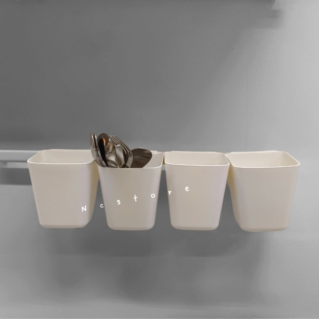 IKEA [พร้อมส่ง] ที่ใส่ของ 12x11 ซม. ที่ใส่ของแบบแขวน ที่ใส่ของอเนกประสงค์ รุ่น SUNNERSTA อิเกีย แท้ - รูปที่ 5