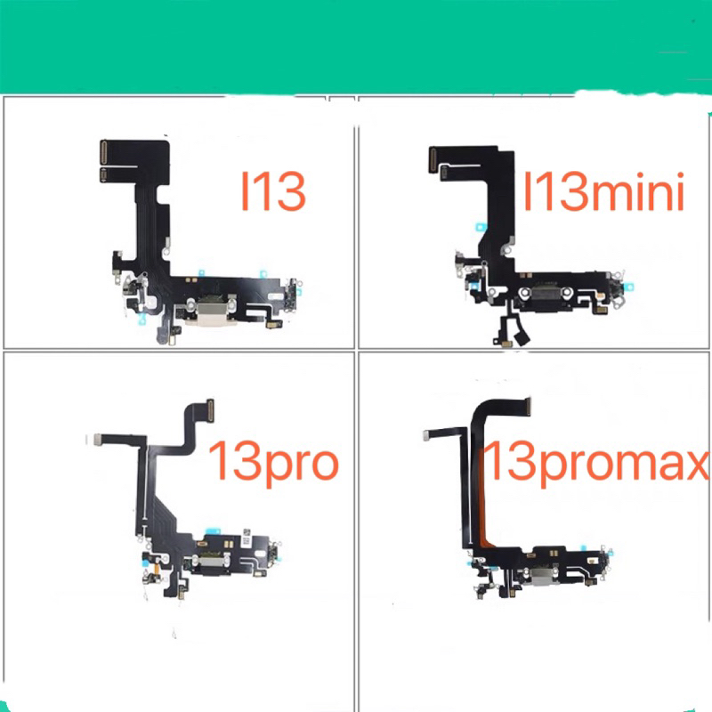 แพรชาร์ทแท้จากเครื่อง ชุดชาร์จ แพรUsb i13 13mini 13pro max 14 14pro 14plus 14pm