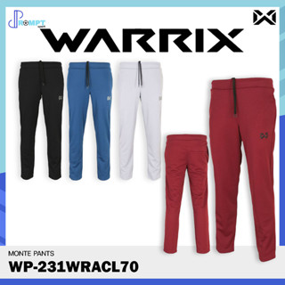 กางเกงวอร์มขายาวชาย กางเกงวอร์มขายาววอริกซ์ WARRIX  WP-231WRACL70 ของแท้100%