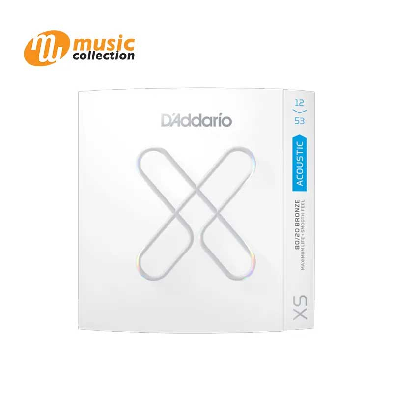 สายกีตาร์โปร่ง D'ADDARIO XS 80/20 BRONZE 12-53 #XSABR1253