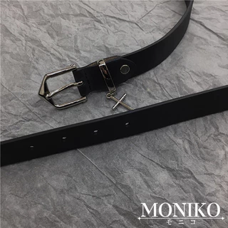 MONIKO เข็มขัด จี้ไม้กางเขน สไตล์เกาหลี สําหรับผู้หญิง และผู้ชาย