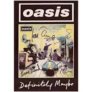 โปสเตอร์ วงดนตรี ร๊อค โอเอซิส oasis ขนาด A4