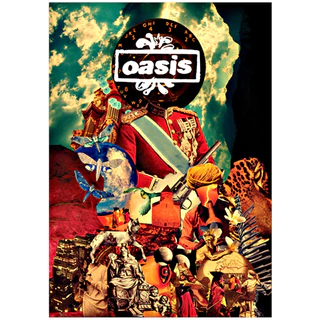 โปสเตอร์ วงดนตรี ร๊อค โอเอซิส oasis ขนาด A4