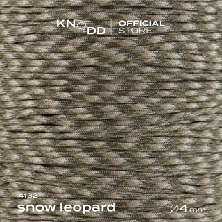 KNODD พาราคอร์ดไนลอน นำเข้าจากอเมริกา สี No.4132: Snow Leaopard ขนาด 4มม