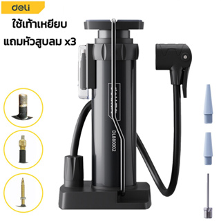 ที่สูบลมจักรยาน ที่สูบลมรถมอเตอร์ไซค์ Air pump สำหรับสูบลมจักรยาน ลูกบอล ใช้เท้าเหยียบ ผู้หญิงสูบลมเองได้ convincing