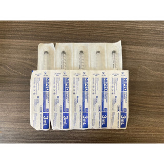 ( แบ่งขาย 10 ชิ้น ) Nipro syringe 3 ml