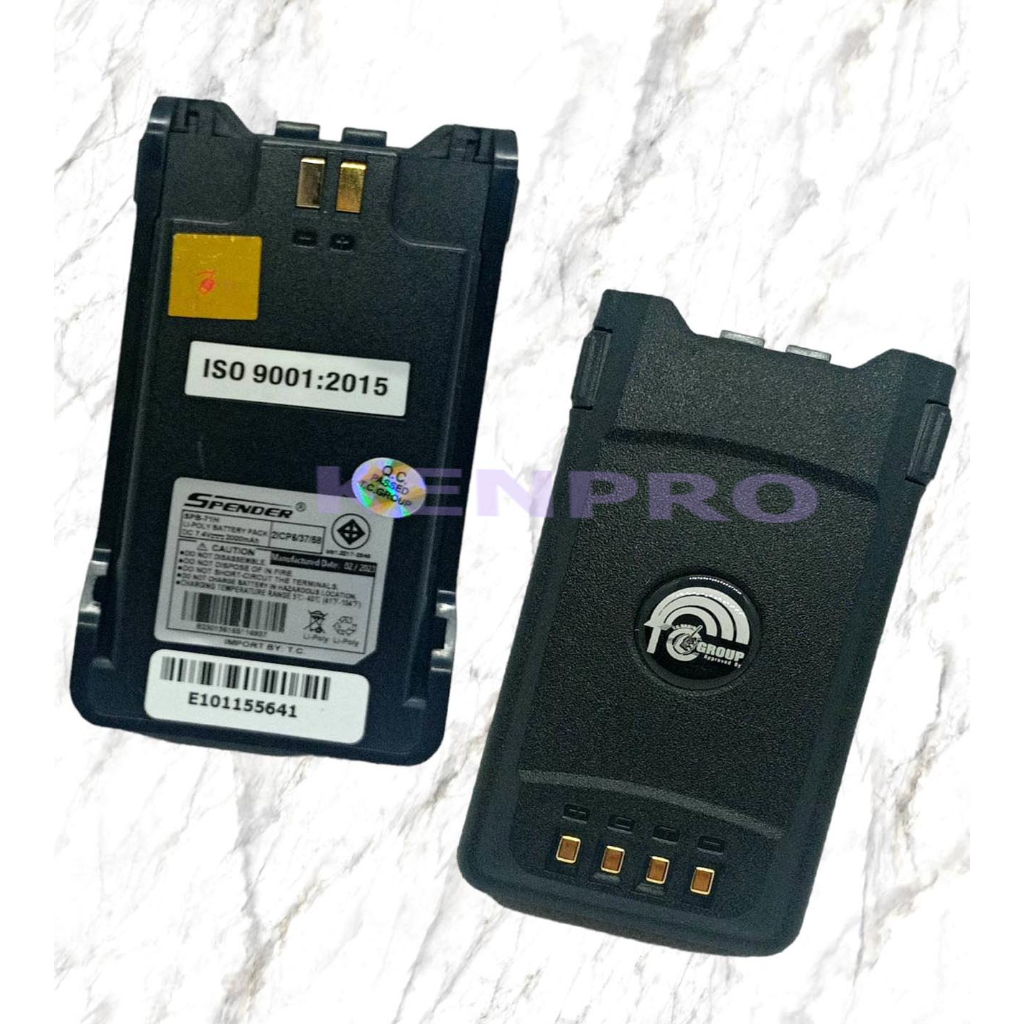 แบตเตอรี่วิทยุสื่อสาร SPENDER รุ่น TC-741H Plus หรือ TC-751H Plus ของแท้