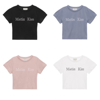 🇰🇷พรีkr| MATIN KIM LOGO CROP TOP