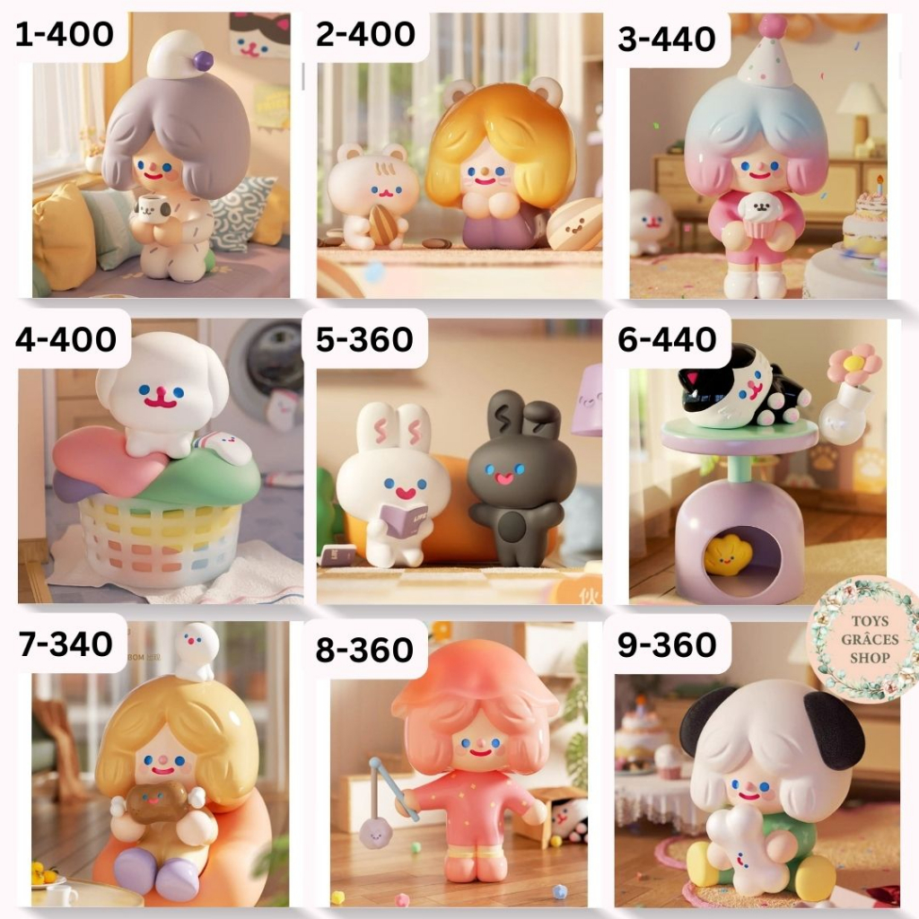 🧁พร้อมส่ง แบบตัวแยก และแบบสุ่ม (Blind Box) 🧁 🧁Rico Happy Friends Together🧁