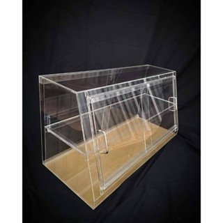 ตู้โชว์อาหาร 40 x 100 x 50 บานสไลด์ ด้านหน้า - ด้านหลัง ‼️( …