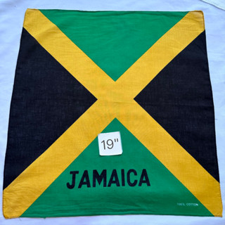 Jamaica ผ้าเช็ดหน้าลายธง จาไมก้า ราสต้า