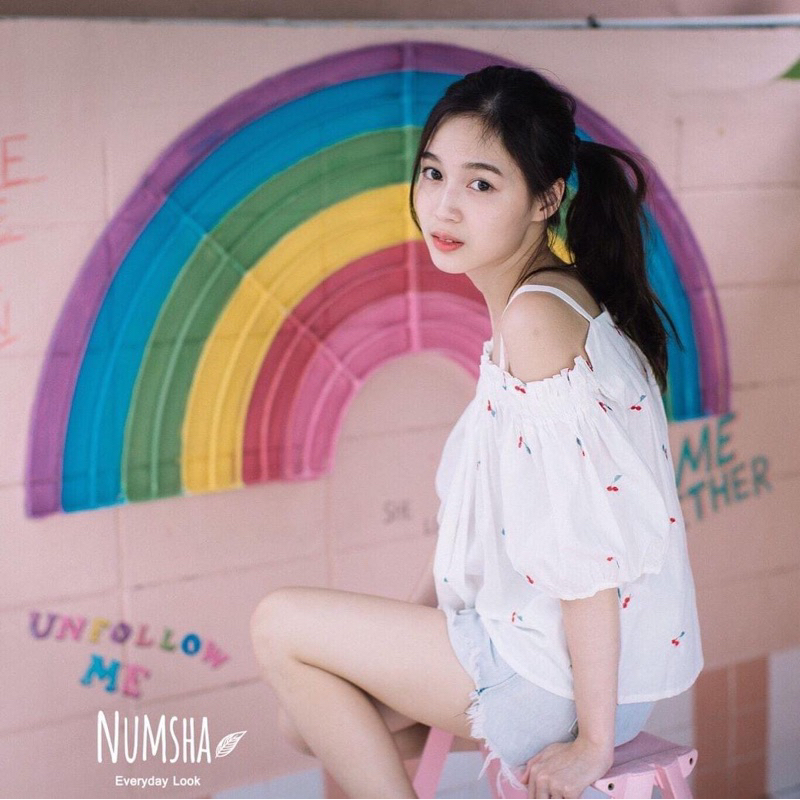 ส่งต่อ เสื้อ Numsha ปักเชอรี่🍒
