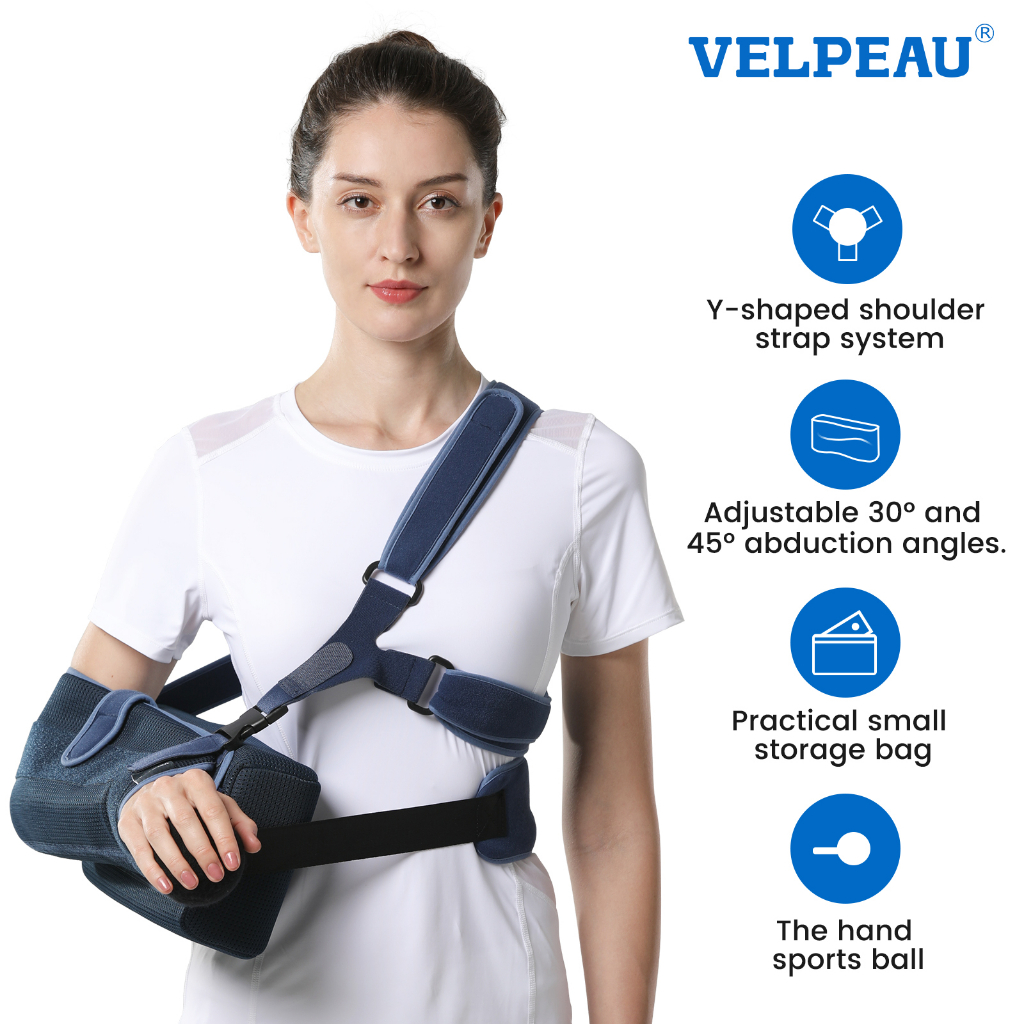 เฝือกพยุงแขน VELPEAU (VP0307) เฝือกแขน Shoulder Abduction Sling Support