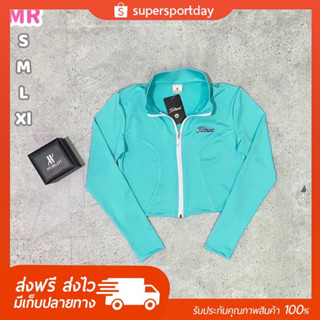 [🐵 เข้าใหม่+ส่งไว] เสื้อกีฬาผู้หญิง เสื้อครอป เสื้อคลุม มีซิปหน้า
