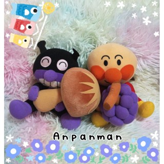 Anpanman ตุ๊กตาอันปัง 📏ขนาด6นิ้ว เพื่อนอันปัง 🍇ตุ๊กตาผลไม้ 🍄ตุ๊กตาเห็ด