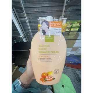 Baby Bright Salmon White Shower Cream 750ml. เบบี้ไบร์ท แซลมอน ไวท์ ชาวเวอร์ ครีม