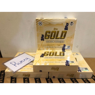 🚨พร้อมส่ง🚨2022-23 Topps Gold X Dan Leydon UEFA Box