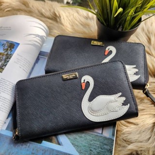 กระเป๋าสตางค์ Kate Spade Swan Around Neda Zip Around Wallet