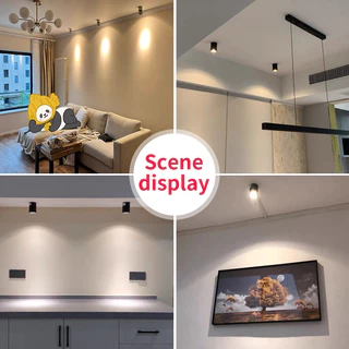 โคมไฟดาวน์ไลท์ พับเก็บได้ Led Downlight สปอตไลท์ ขาติดพื้นผิว โคมไฟเพดาน พับเก็บได้ สำหรับใช้ในบ้าน โคมดาวน์ไลท์